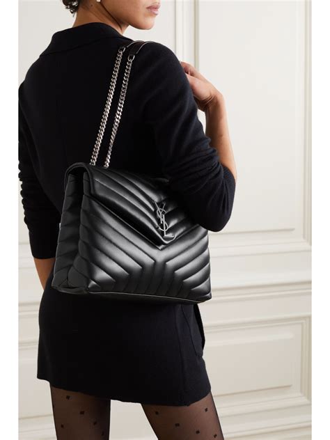 ysl loulou medium bag black|saint laurent loulou medium bag.